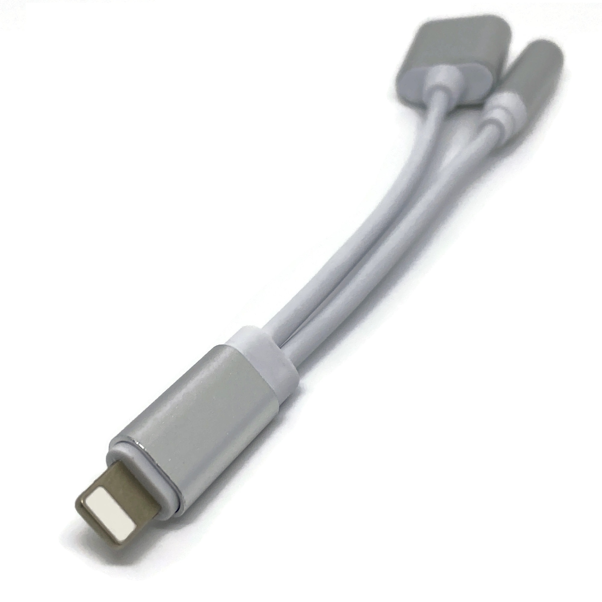 Headphone and Charger for iPhone Dual Adapter 2 in 1 Charging Cable & 3.5mm Aux Headphone Jack Lightning Connection Audio Splitter Dongle for iPhone 12 11 XS XR X 8 7 iPad iPod iOS Apple