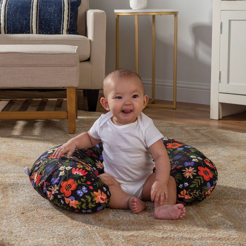Boppy Original Nursing Pillow Cover - Black Floral
