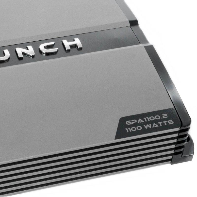 New Crunch Gpa1100.2 1100 Watt 2 Channel Car Amplifier Car Audio Car Amp