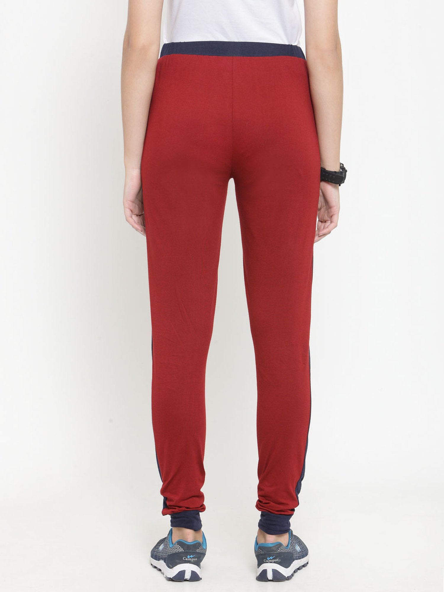 Boston Club Maroon Cotton Trackpants