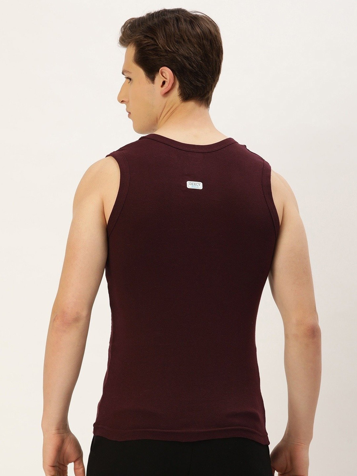 Dixcy Scott Originals Red Cotton Regular Fit Vest