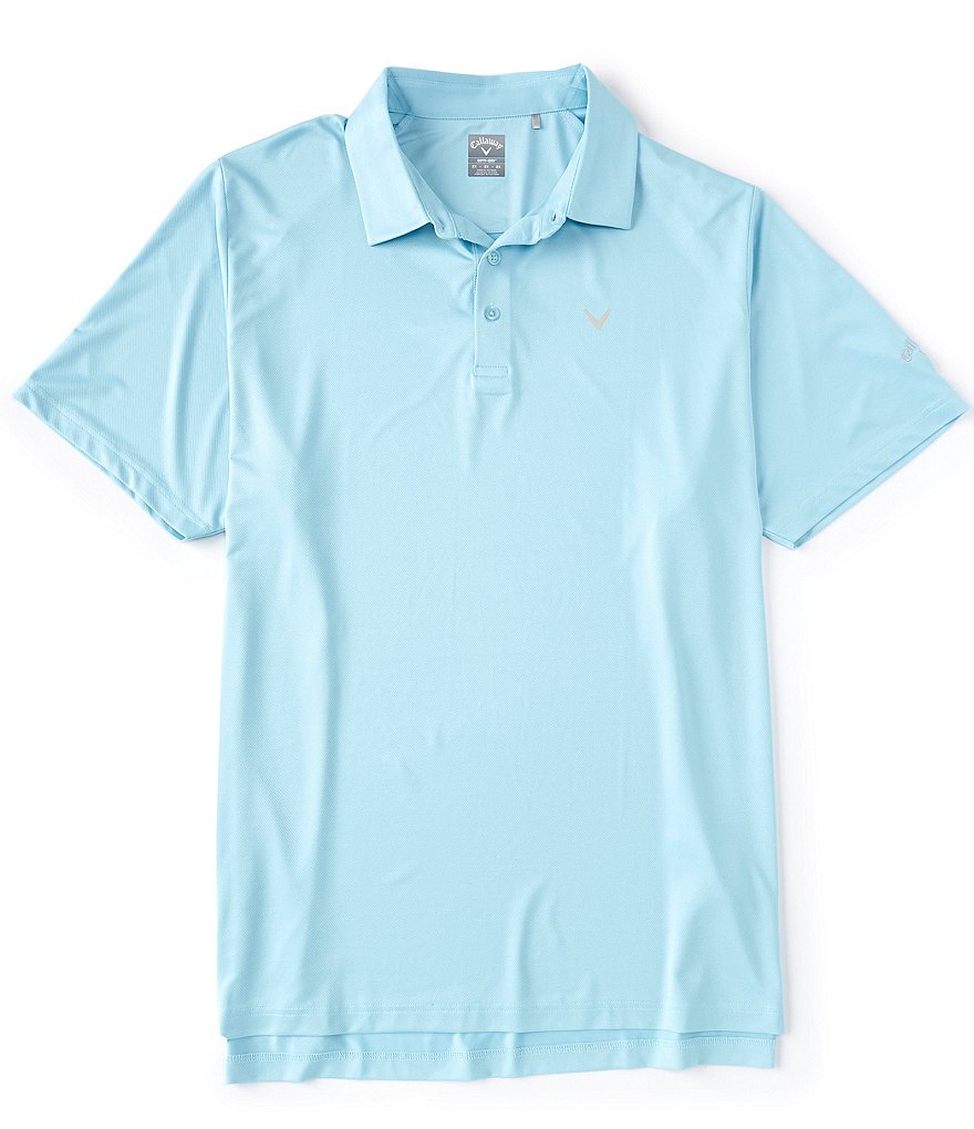 Callaway Golf Big & Tall Solid Swingtech Stretch Short-Sleeve Polo Shirt