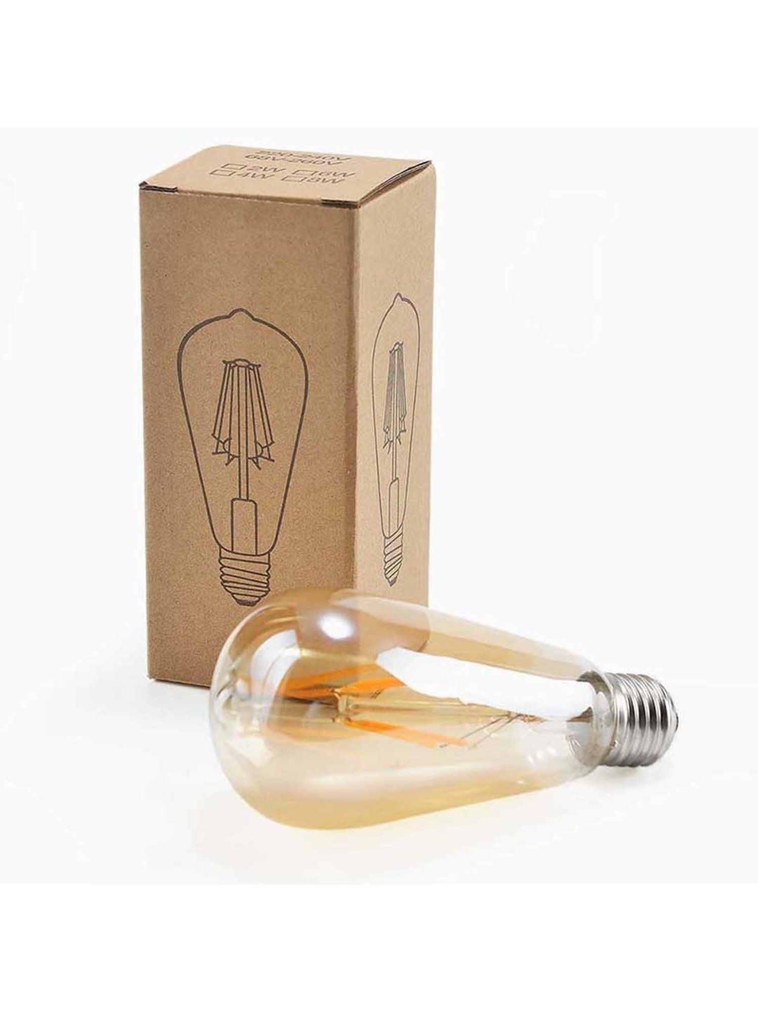 Homesake Transparent LED Light Bulbs - Set of 4