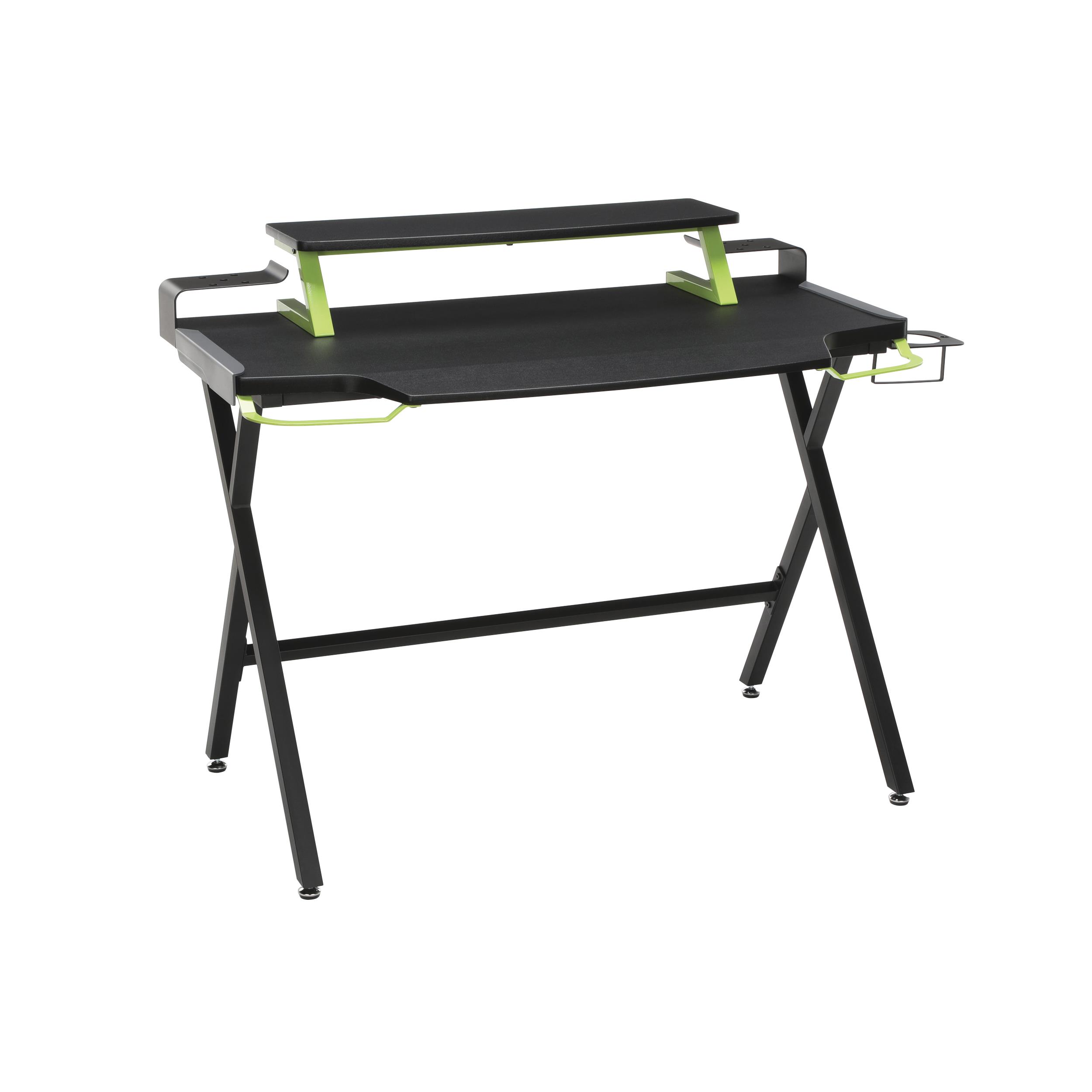 RESPAWN 1000 Gaming Computer Desk, in Green (RSP-1000-GRN)