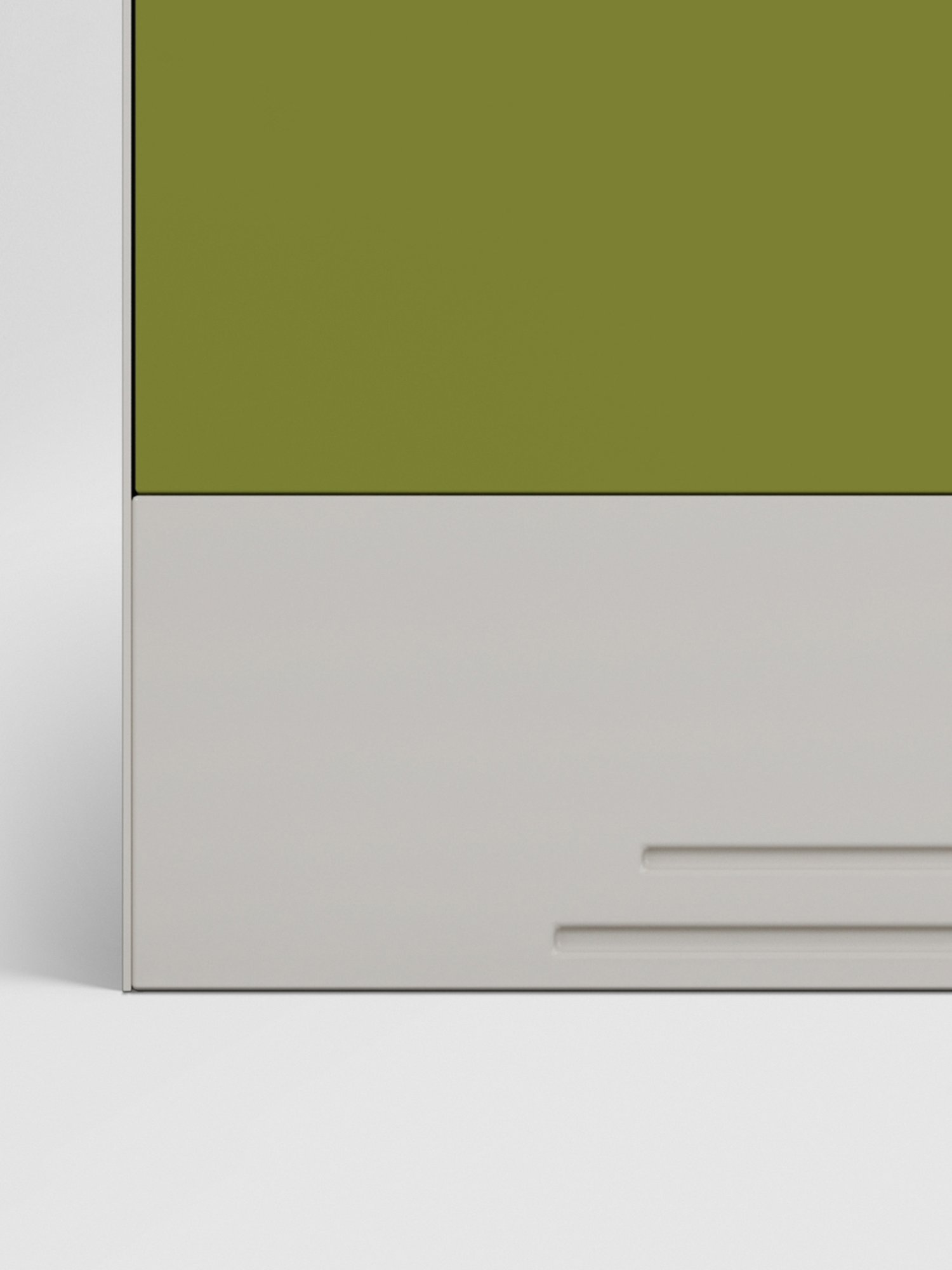 Godrej Interio Slimline 3-Door Steel Almirah, Tex Green Leaf (1-Year Warranty, 1 Locker)