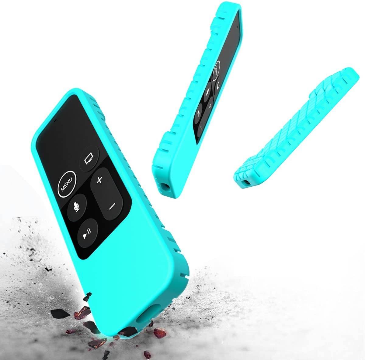 Bear Motion Case for Apple TV 4K / 5th 4th Gen Remote Controller - Silicone Shock Resistant Cover for Apple TV 4K Siri Remote Controller (Case for Apple TV 4K / 5th 4th Gen Remote, Green)