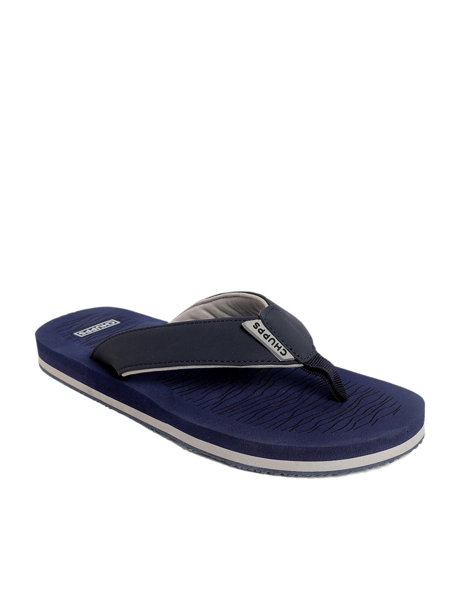 Chupps Men's Navy Flip Flops