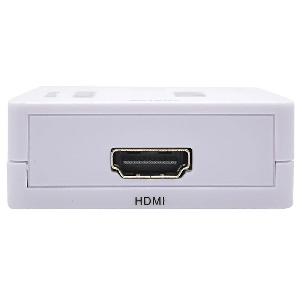 Hot Sale White RCA AV HDMI CVBS to HDMI Adapter HD 720P 1080P AV to HDMI Mini av2hdmi Video Converter