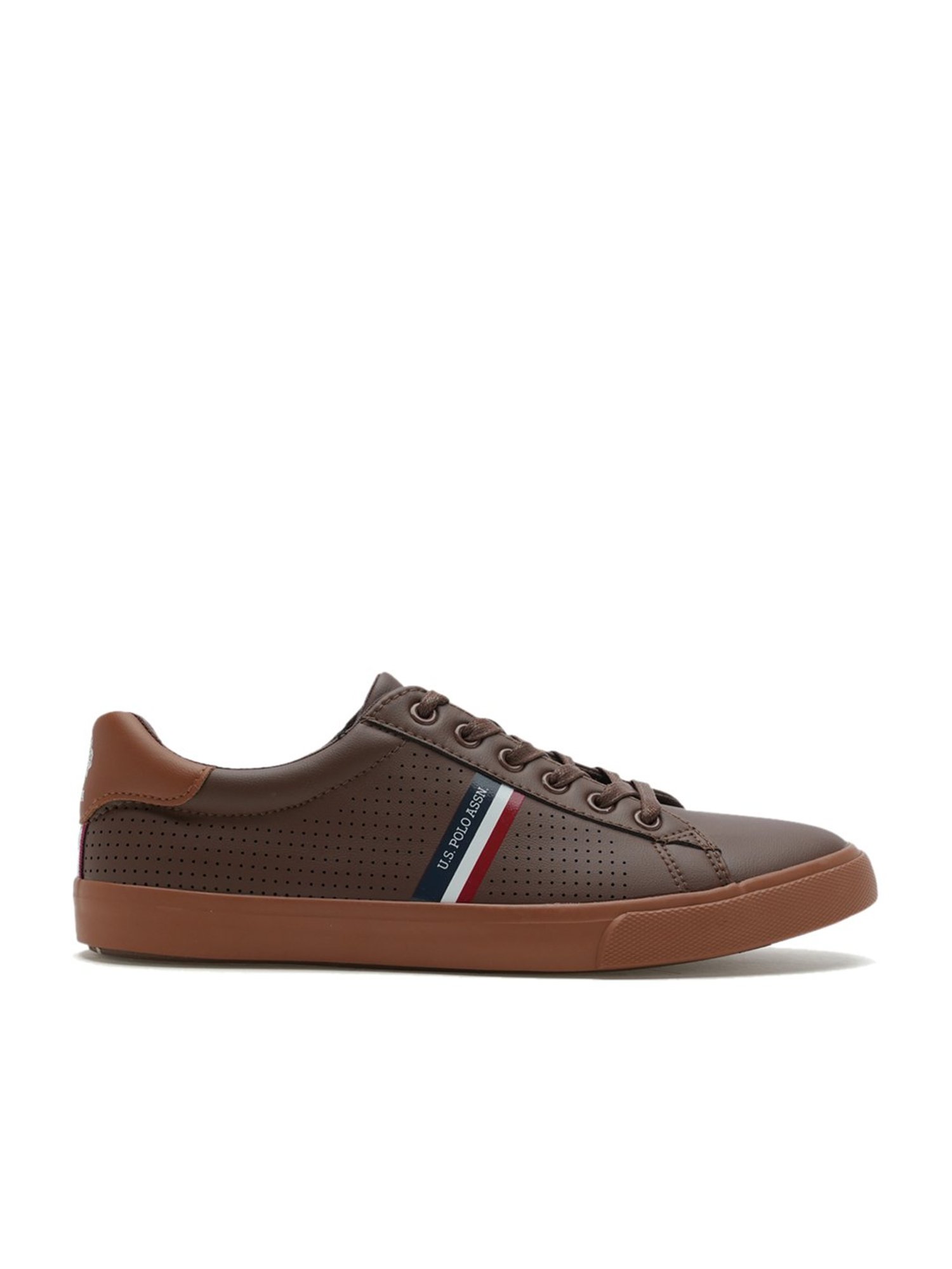 U.S. Polo Assn. Men's Brown Casual Sneakers