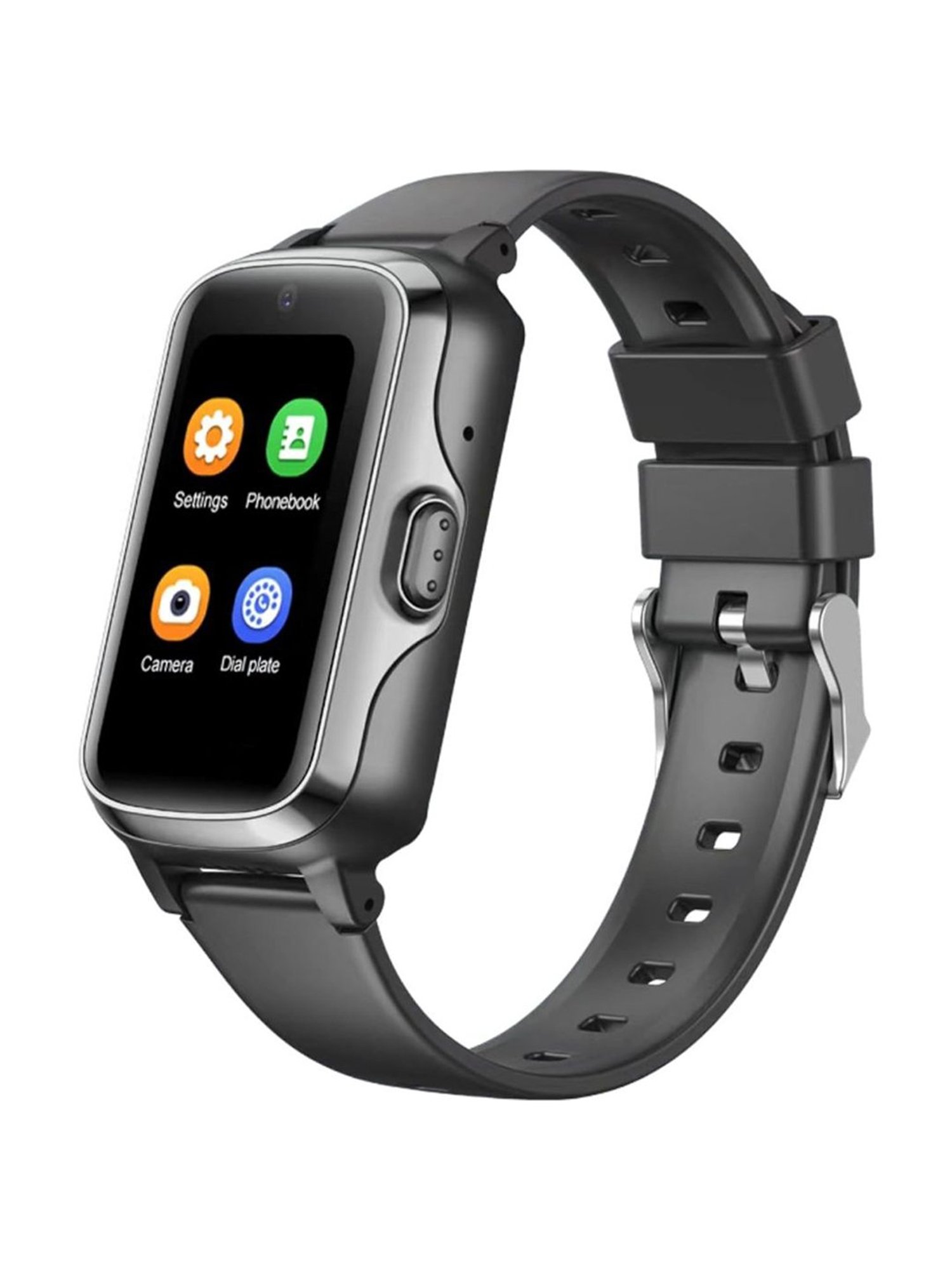 Turet Next Gen 4G Smartwatch for Kids with Camera, SOS, Video Calling, GPS Tracker (Black)