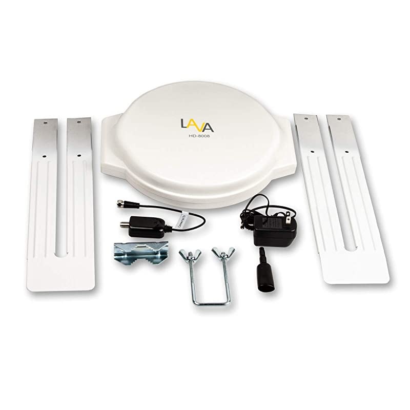 HD8008 Omnidirectional 360 Degree HD TV 4K Omnipro TV Antenna OmniPro HD8008 + Installation Kit amp FiveStar TV Antenna Jpole