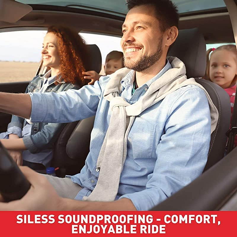 80 mil Car Sound Deadening mat Butyl Automotive Sound Deadener Noise Insulation and Vibration Dampening Material 80 mil 10 sqft