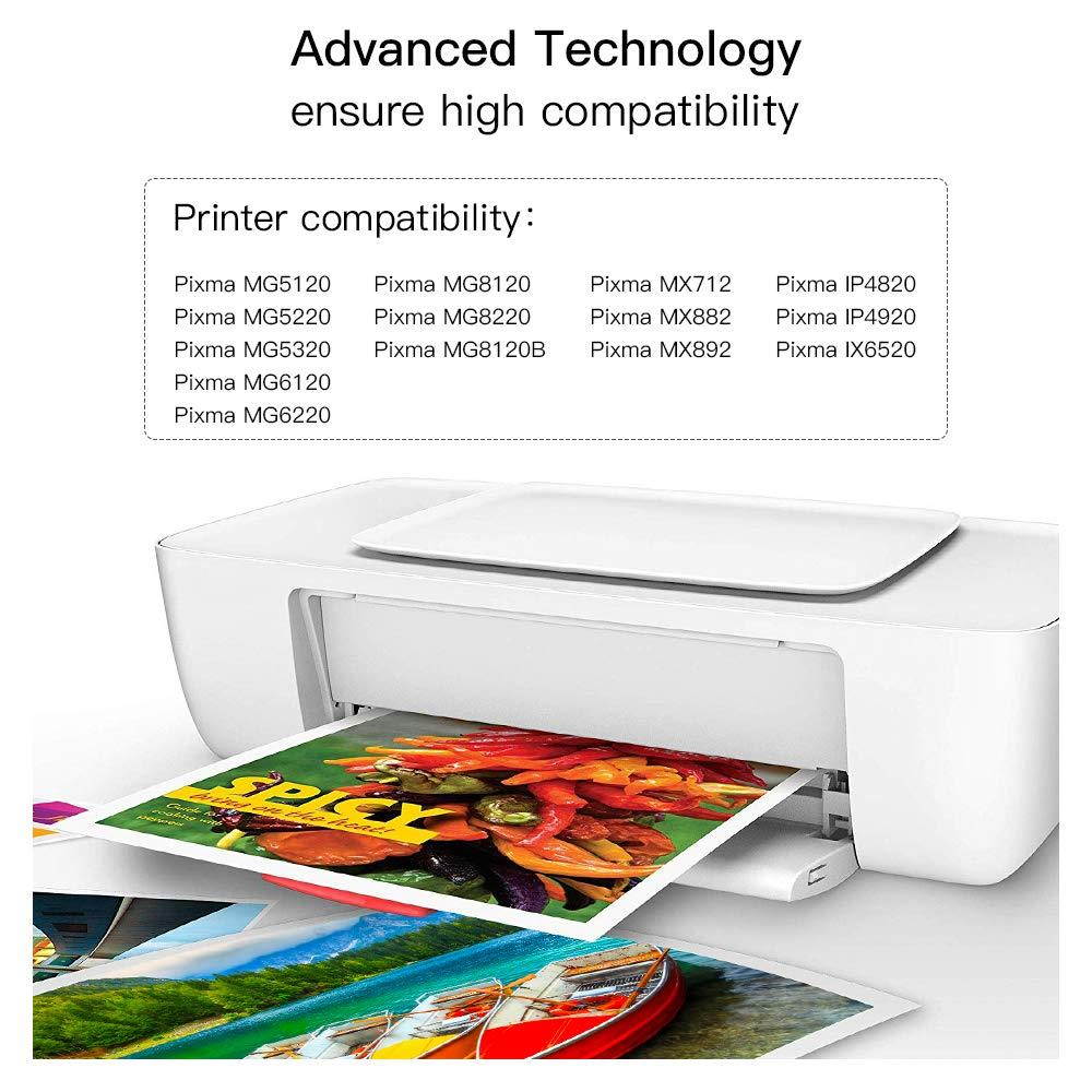 Uniwork Compatible Ink Cartridge Replacement for Canon PGI-225 CLI-226 PGI225 CLI226 use for Pixma MX882 MX892 MG5320 MG6120 MG6220 MG5220 MG8220 MG8120 IX6520 IP4820 IP4920 Printer, 16 Pack