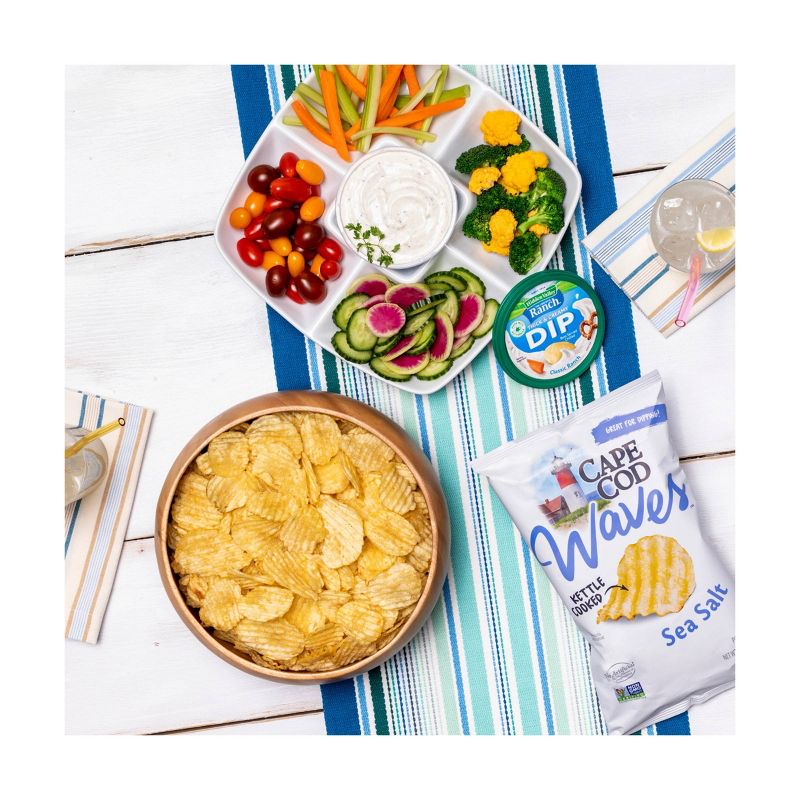 Cape Cod Waves Kettle Cooked Sea Salt Potato Chips - 7.5oz