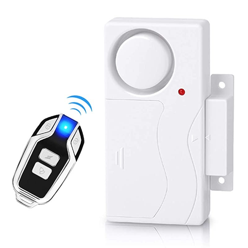 Wireless Door Alarm Anti-Theft Burglar Alert Window and Door Open Alarm Magnetic Sensor Pool Door Alarms for Kids Safety Home Security, 110 dB Loud, Door Alarm with Remote