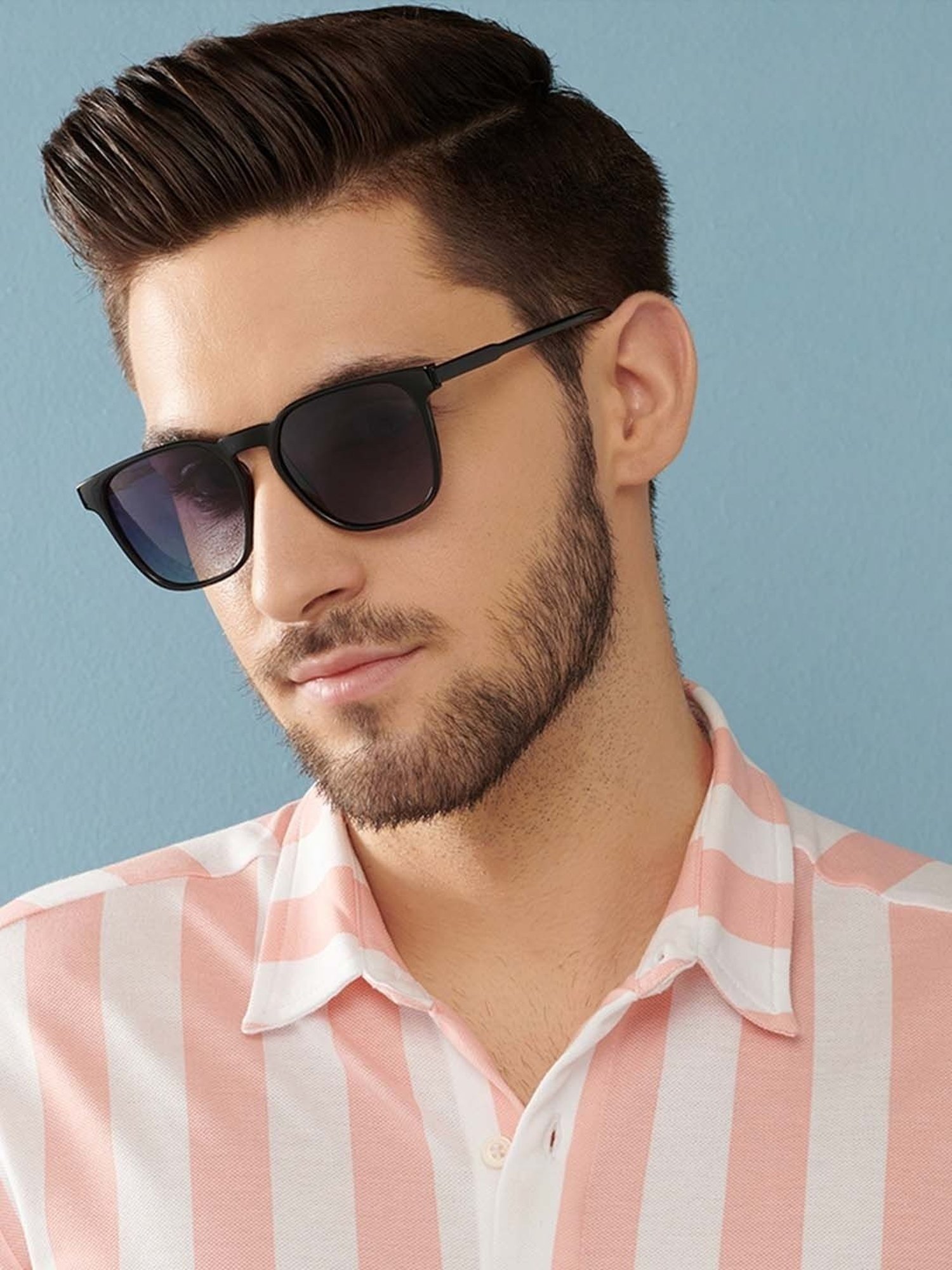 Vincent Chase by Lenskart VC S13980 Blue Polarized Square Sunglasses