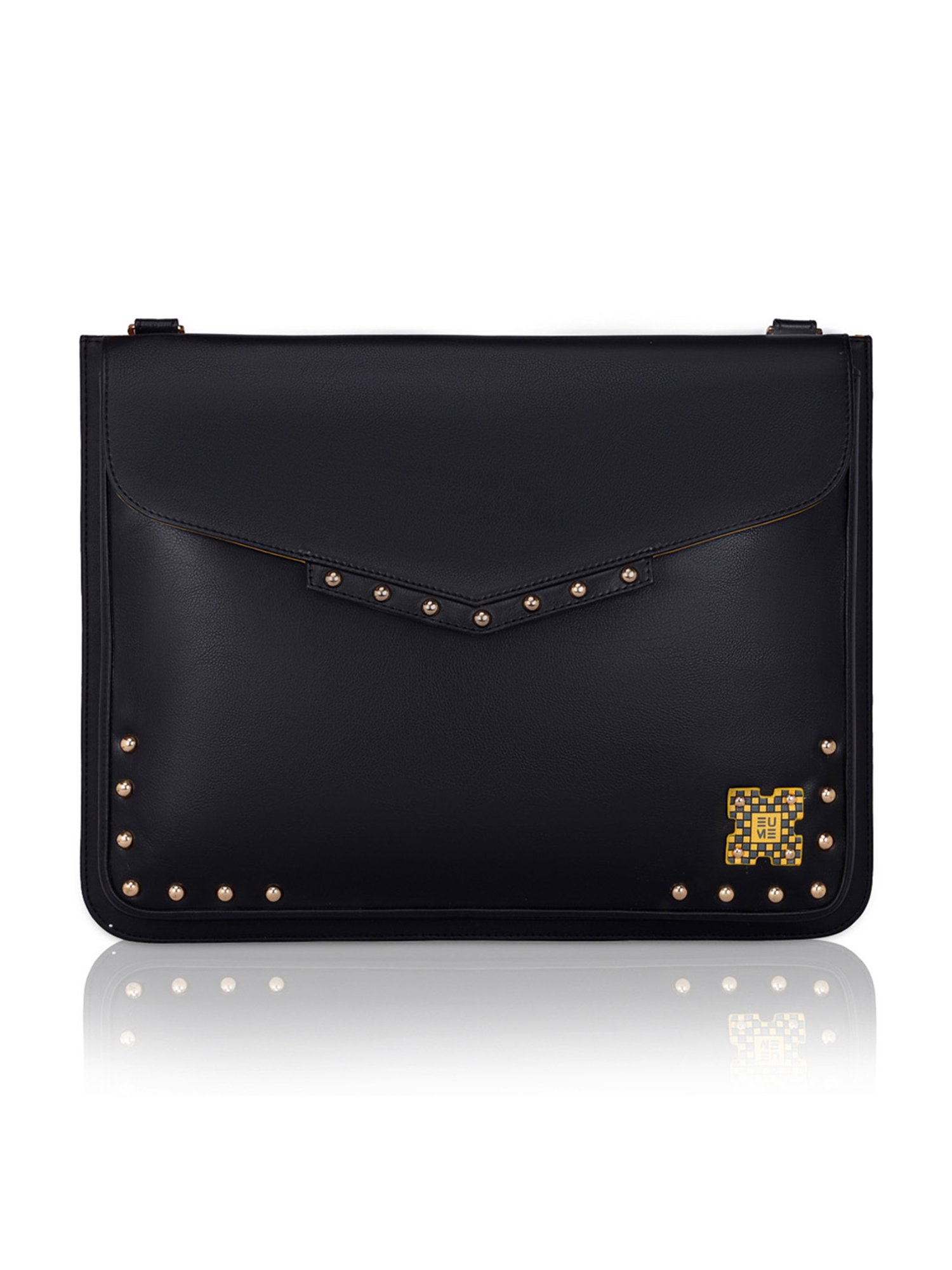 Baggit Brown PVC Solid Laptop Messenger Bag