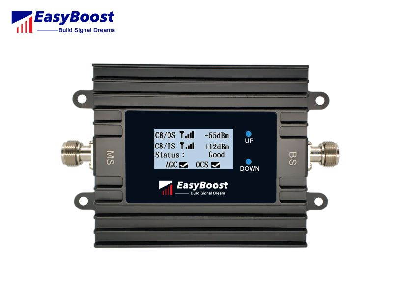 Dual band signal booster 850/1900mhz smart LCD ALC/AGC ,anti-oscillation  cellphone signal repeater