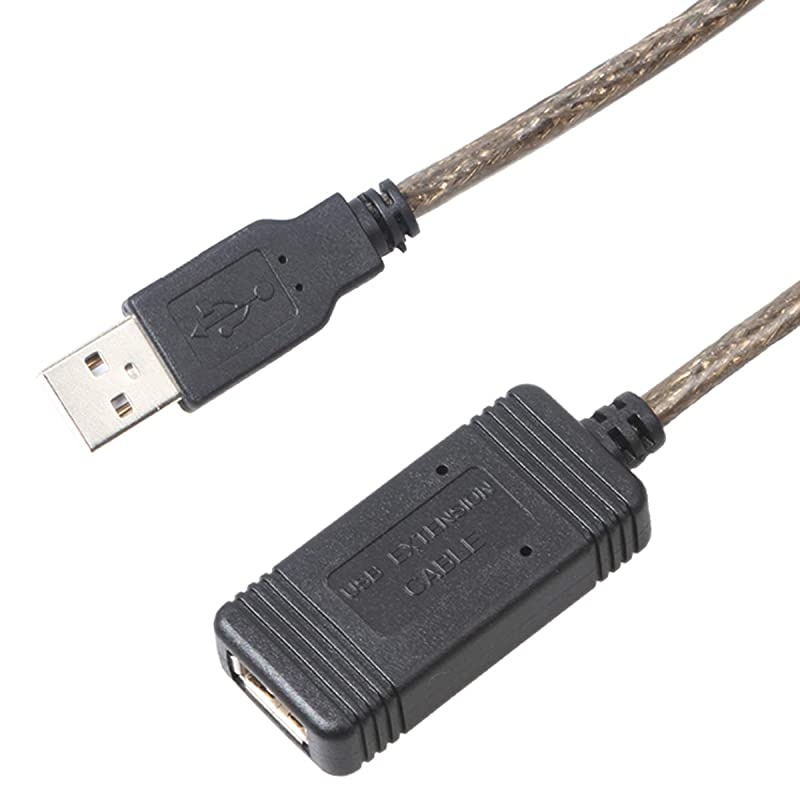 High Speed 65 feet USB Extension Cable USB 20 Male to Female 480 Mbps with Builtin Signal Boosted to Connect Keyboard Scanner Printers Webcam
