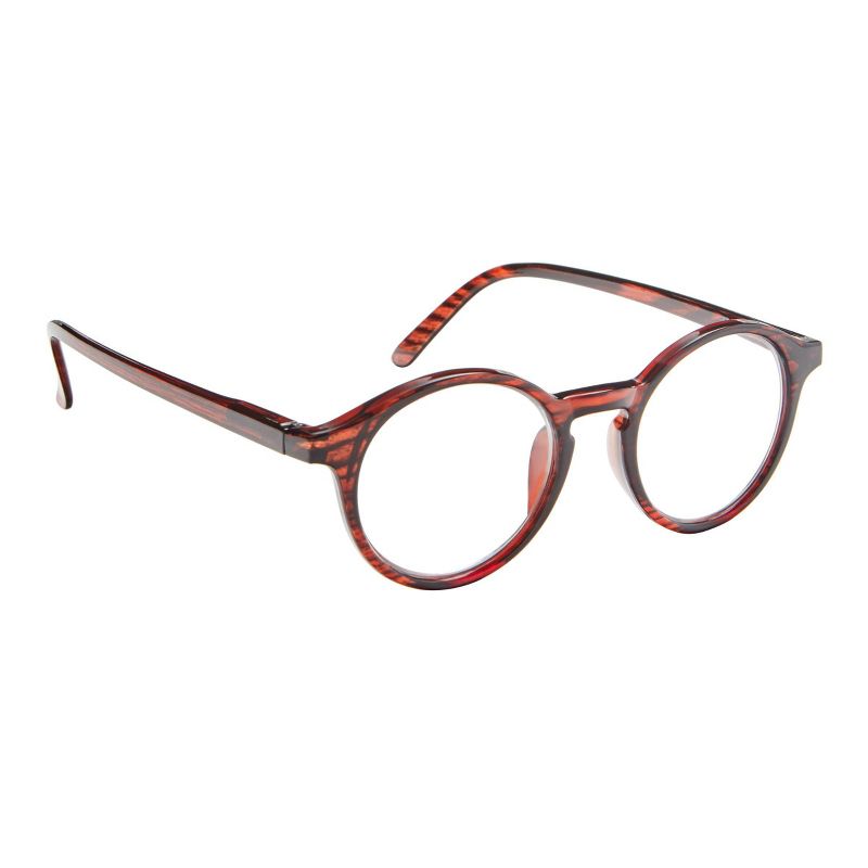 ICU Eyewear - Larkspur - Round Dark Orange +2.25