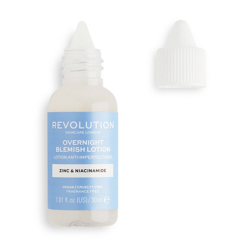 Makeup Revolution Skincare Overnight Blemish Lotion - Buffering - 1.01 fl oz