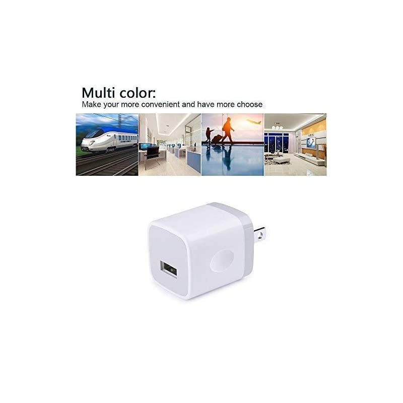 Charger Fast Charging,4Pack 2.1A Charger Box 2 Port Travle Cube Charger Brick Fast Adapter Compatible with iPhone 12/12 Mini/11 Pro Max/Xs Max/SE/8/7/6 Plus,Samasung Galaxy S21 S20 Ultra, LG,Moto