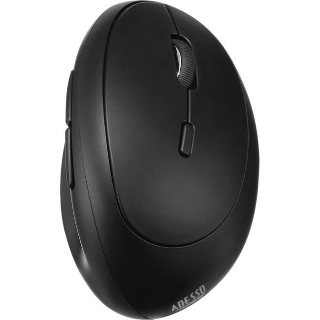 ADESSO iMouseV10 Black 2.4 GHz RF Wireless Vertical Ergo Mini Mouse
