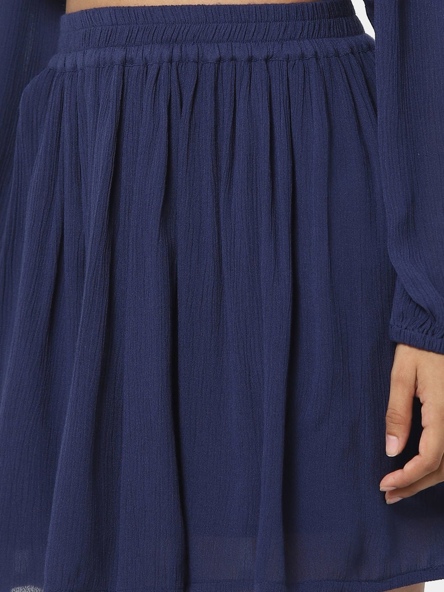 Only Blue Mini Skirt