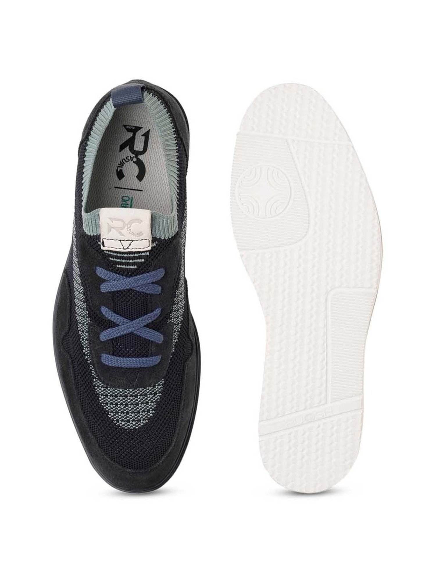 Ruosh Men's Navy Casual Sneakers