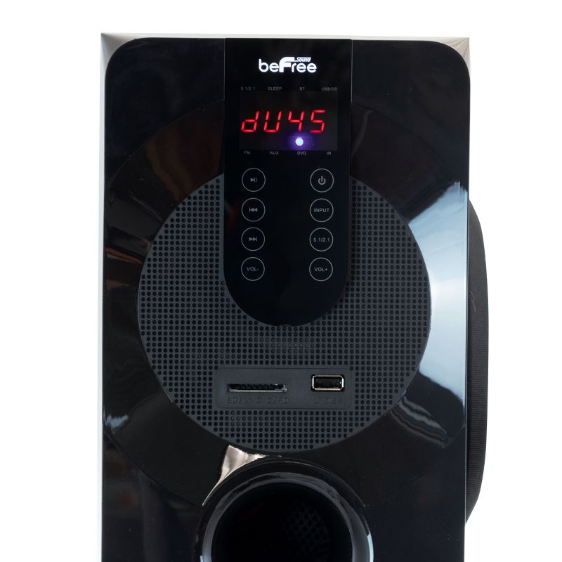 beFree Sound 5.1 Channel Bluetooth Surround Sound Speaker System in Black