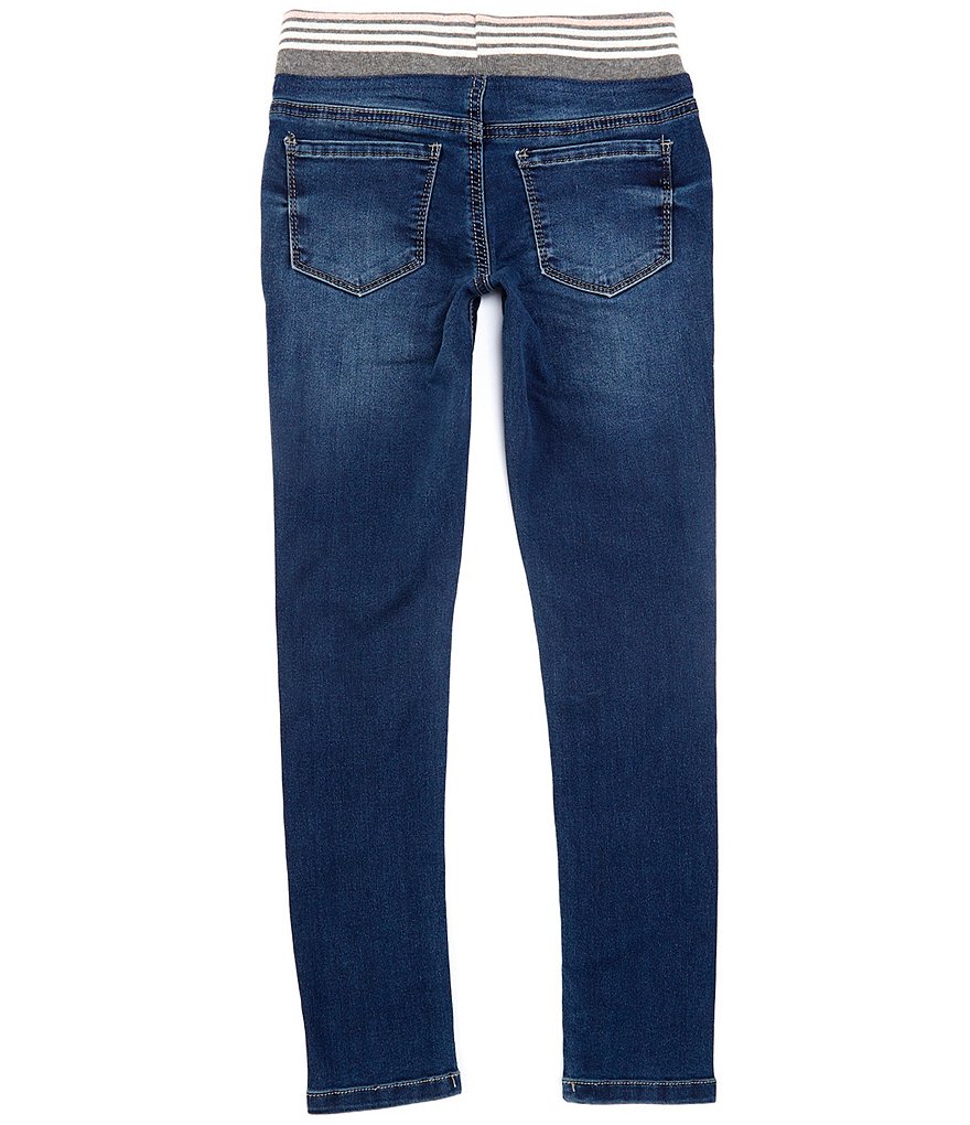 Hippie Girl Big Girls 7-16 REPREVE Striped Lurex Ribbed-Waistband Jeggings