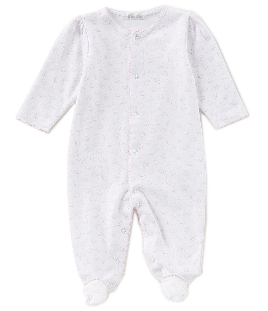 Kissy Kissy Baby Girls Preemie-9 Months Ele-Fun Printed Footed Coverall