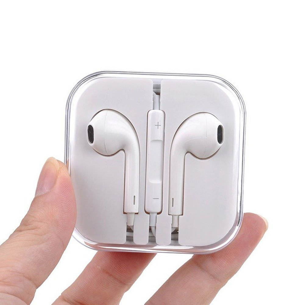 Original OEM APPLE Earpods Earbuds Earphones Headphone Headset with Mic and Remote for Apple iPad3/2/1 iPhone 6 / 6Plus / 5 / 5S /4S Ipod Touch 5 Ipod 5th Ipod Nano7, White
