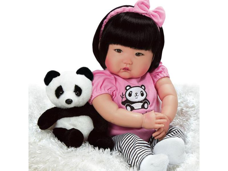 Paradise Galleries Lifelike Reborn Baby Doll Bamboo, 20 inch Girl Doll in GentleTouch Vinyl & Weighted Body, 7-Piece Doll Gift Set