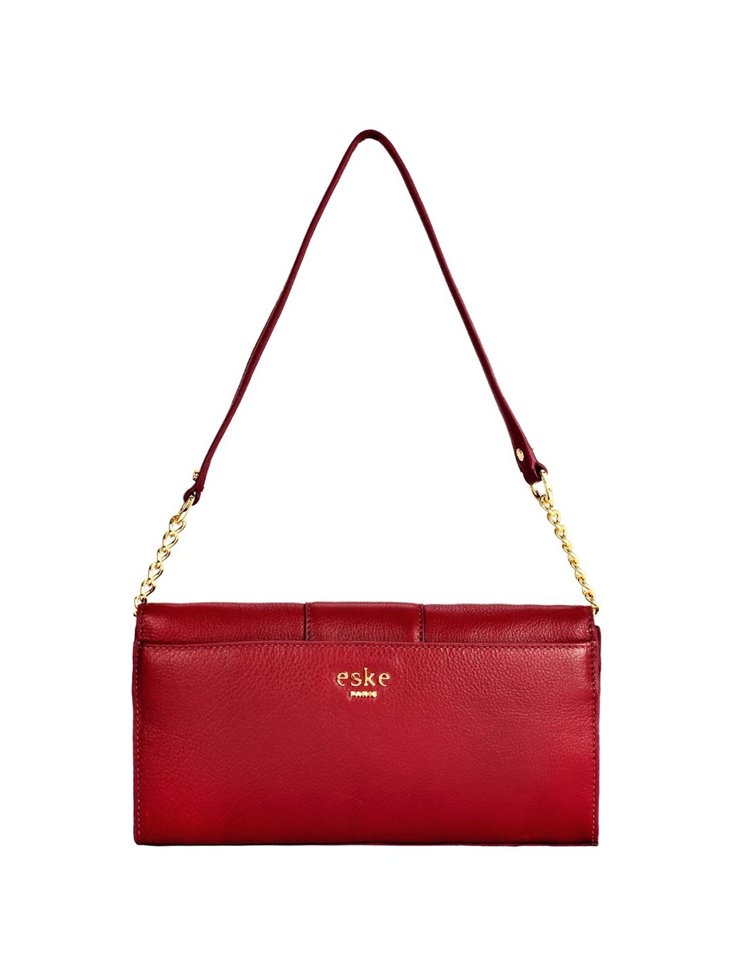Eske Rosalie Red Embellished Medium Sling Handbag
