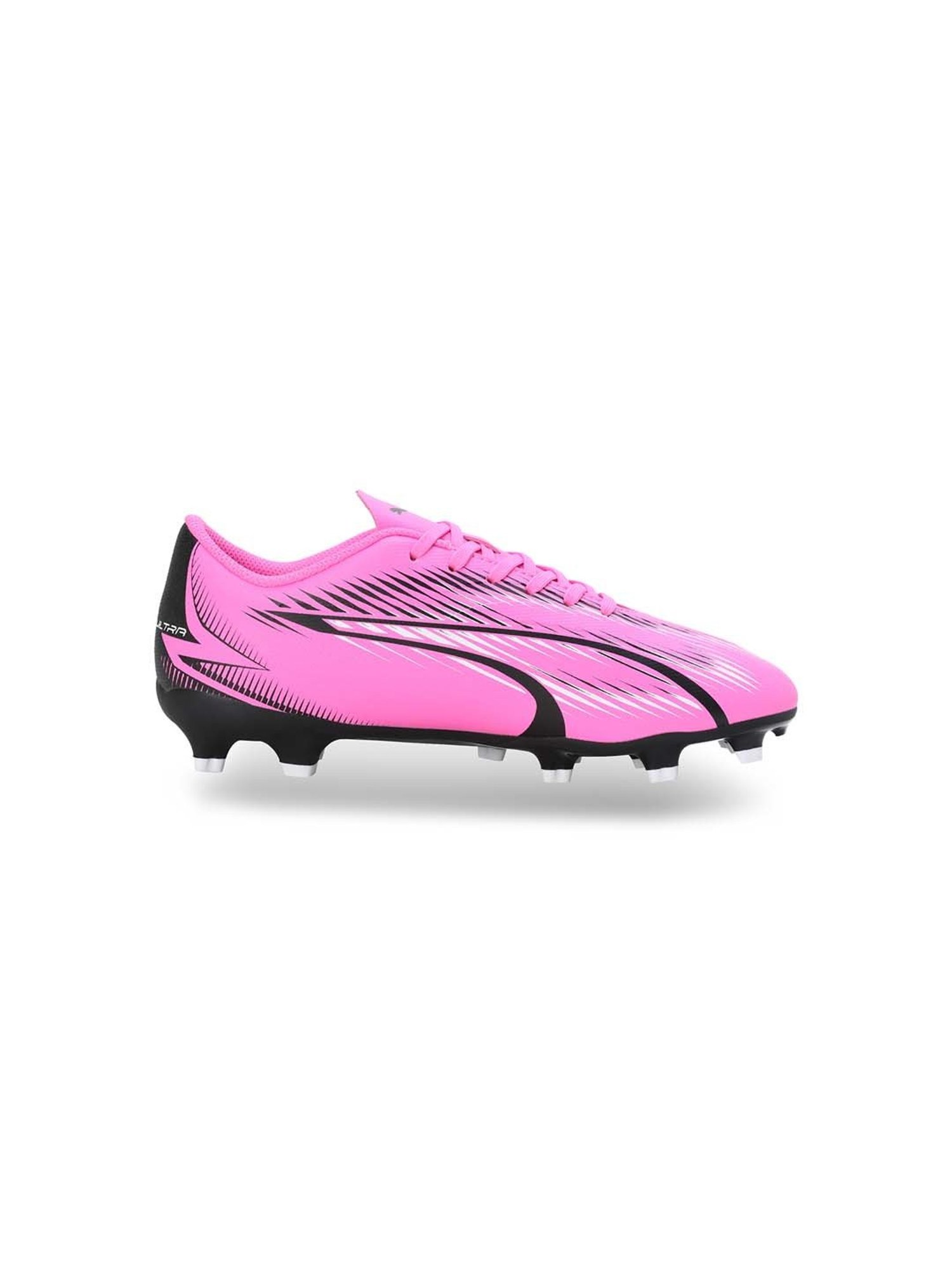 Puma Kids ULTRA PLAY FG/AG Poison Pink & White Football Shoes