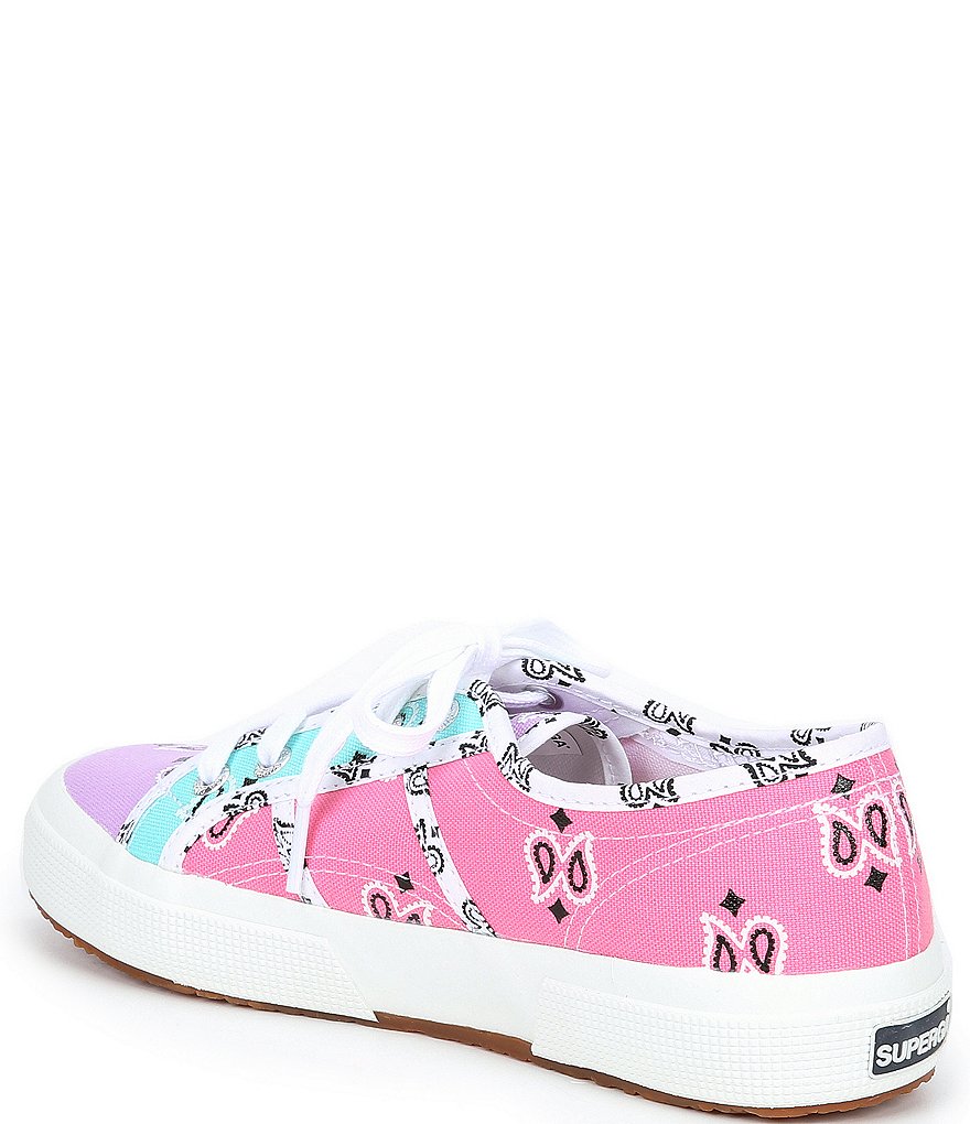 Superga 2750 Bandana Mix Print Lace-Up Sneakers