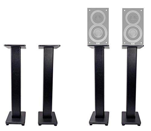 pair 36" bookshelf speaker stands for elac debut b4 bookshelf speakers