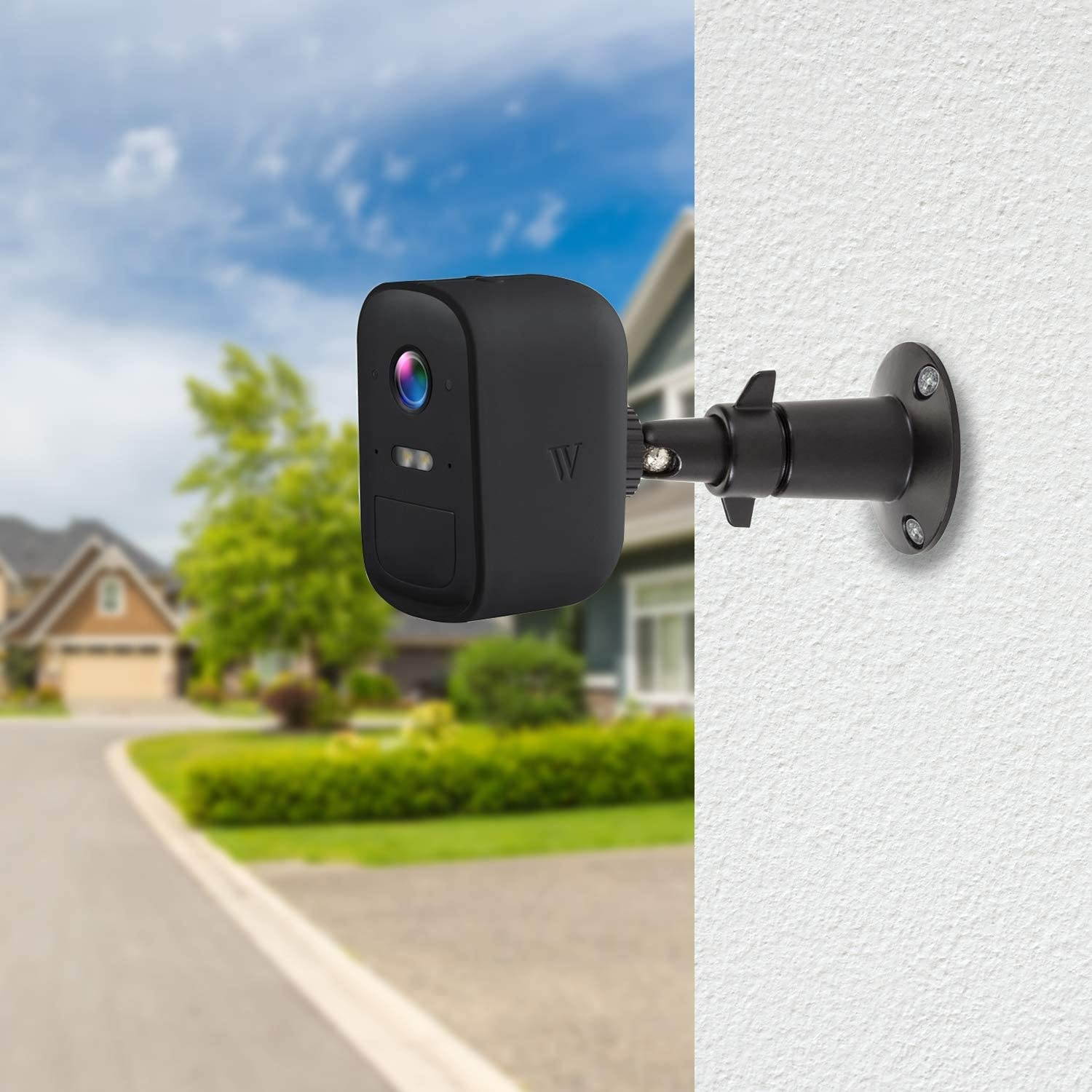 Wasserstein Silicone Skins for eufyCam 2C and 2C Pro - Camouflage and Accessorize Your Security Camera (2 Pack, Black) (NOT for eufyCam 2/2 Pro/E)