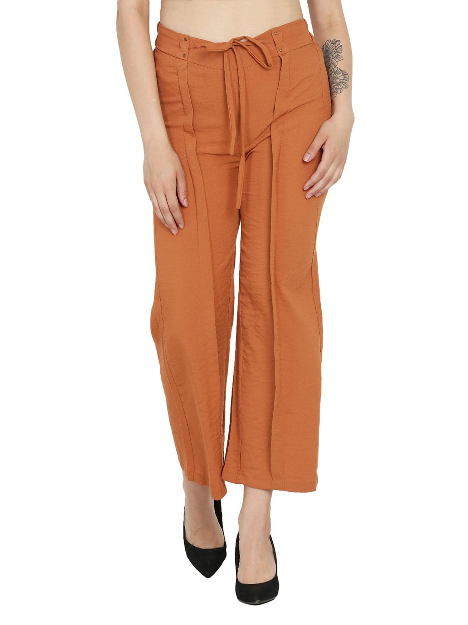 Westwood Rust Cotton Culottes