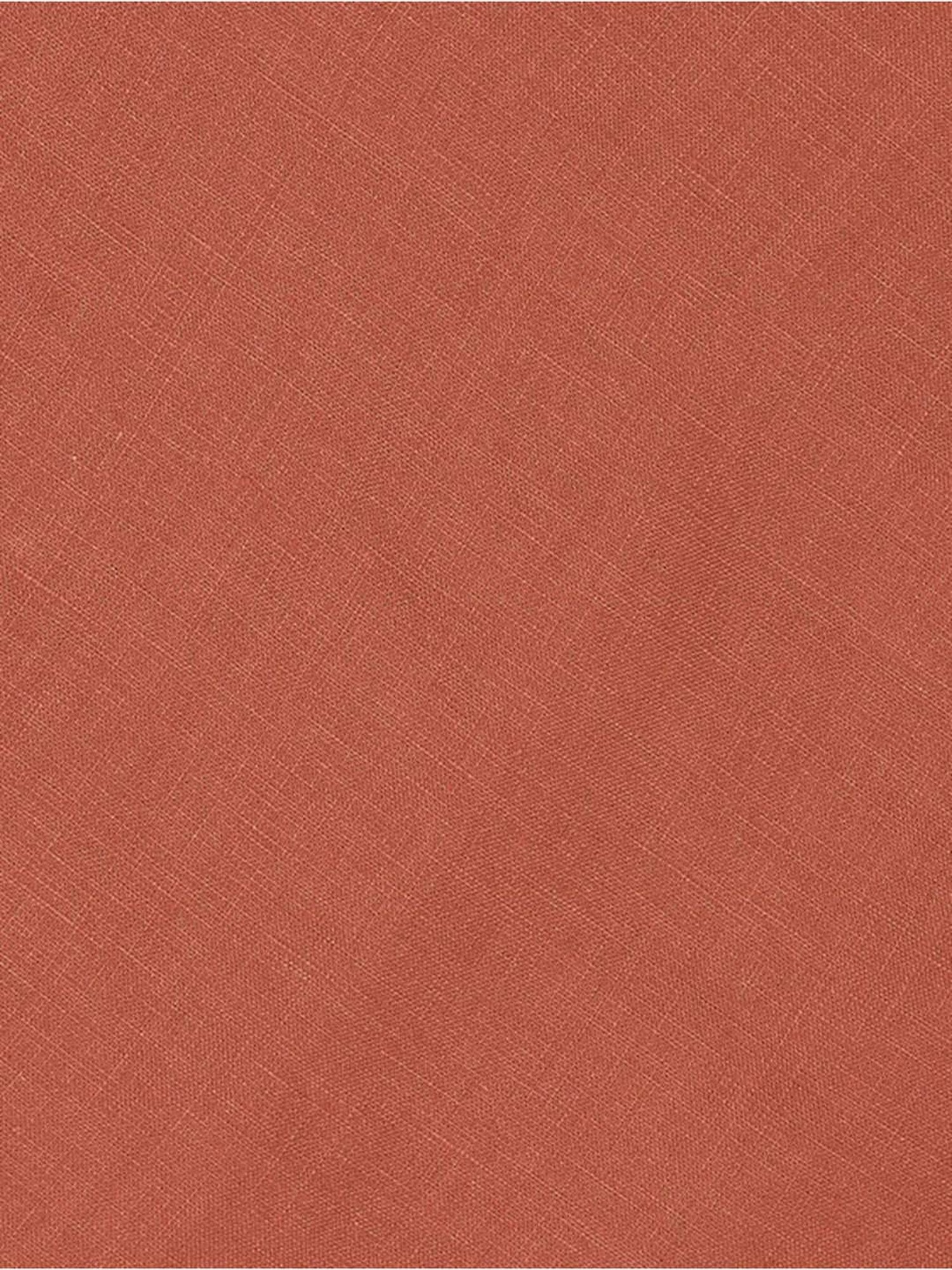 Fabindia Maroon Linen 90 TC Double Bed Sheet With Pillow Covers