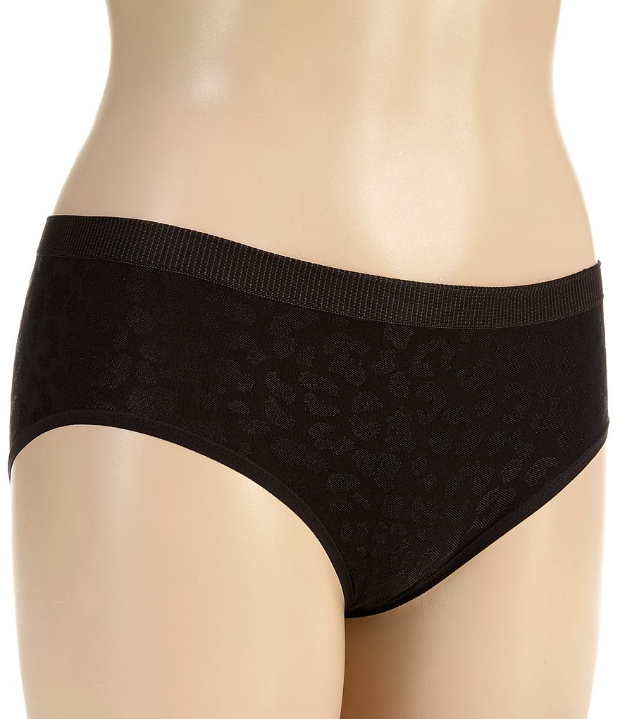 Modern Movement Jacquard Microfiber Hipster Panty
