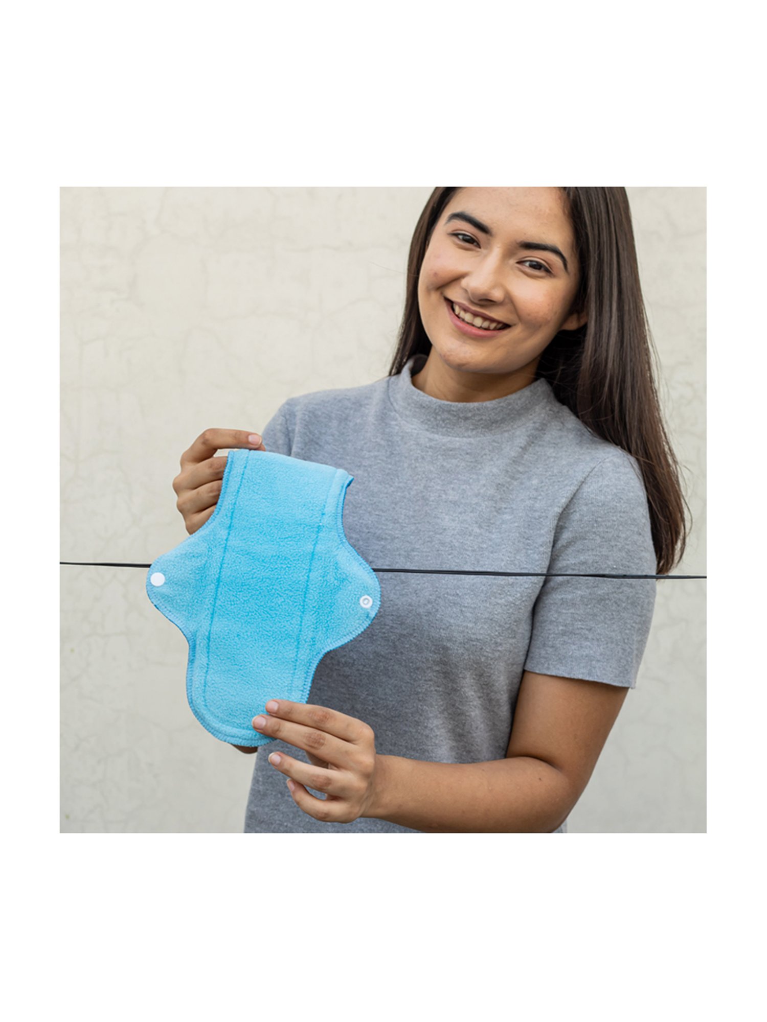 Pee Safe Reusable Sanitary Pads ( 6 Regular Pads, 2 Overnight Pad & 2 Leak Proof Pouch)