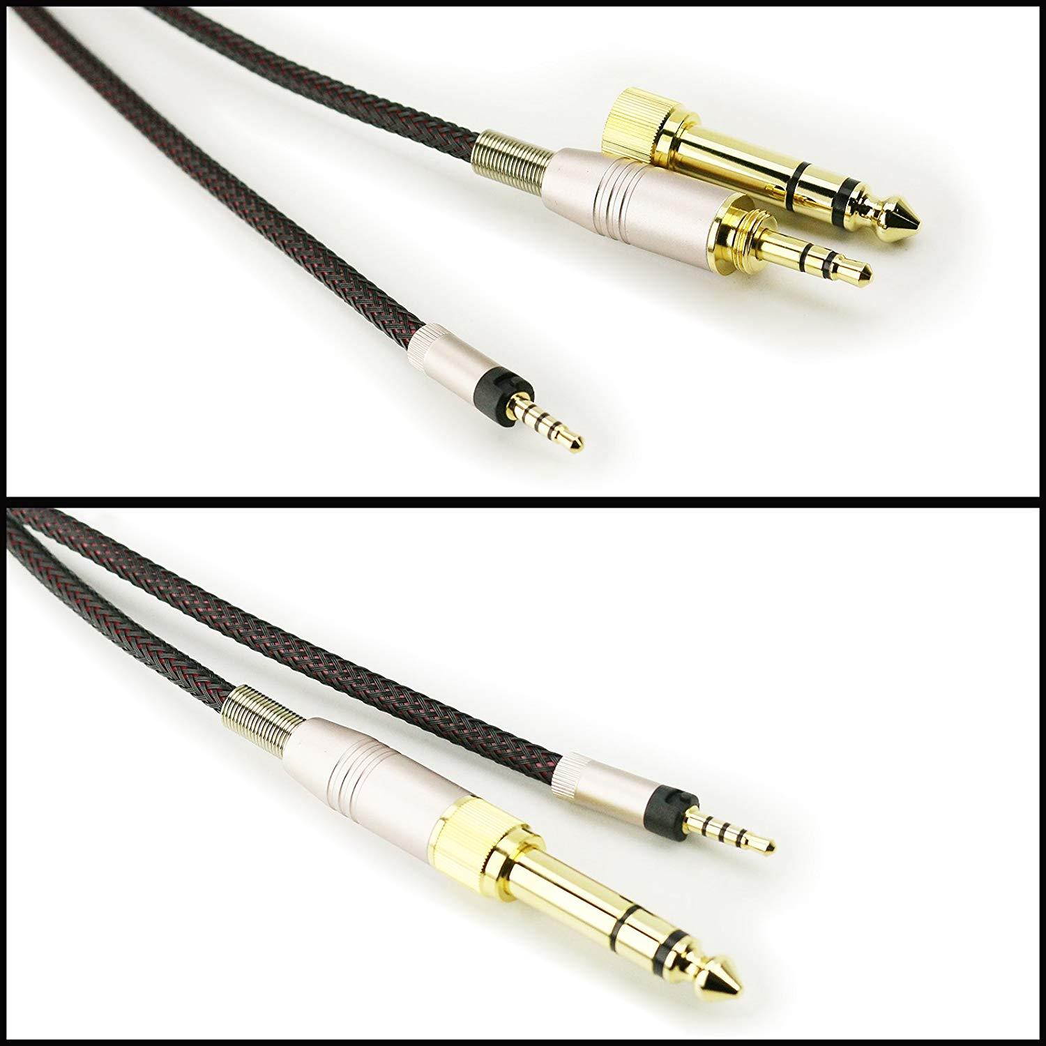 NewFantasia Replacement Audio Upgrade Cable for Sennheiser HD4.40, HD4.50, HD4.30i, HD4.30G Headphones 200cm/6ft