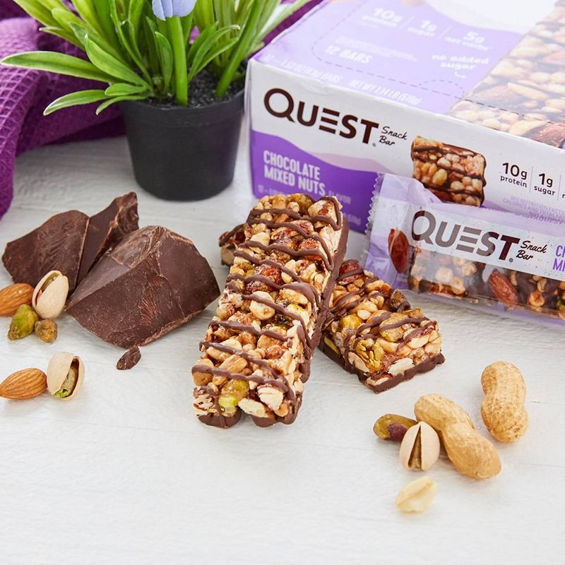 Quest Chocolate Mixed Nuts Snack Bar - 5ct/7.6oz