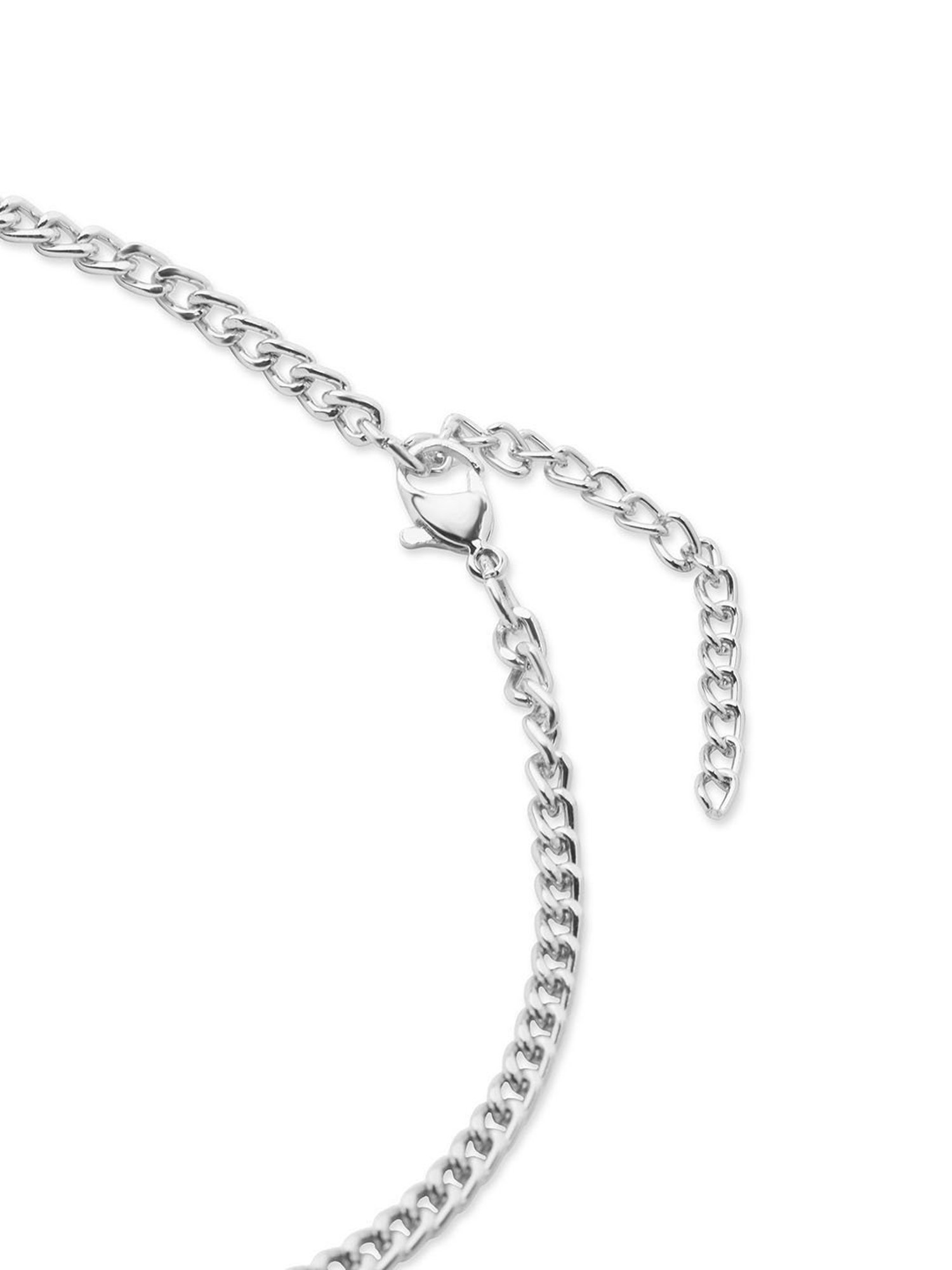 The Bro Code Silver-Plated Devi Thrishul Pendant Necklace for Men