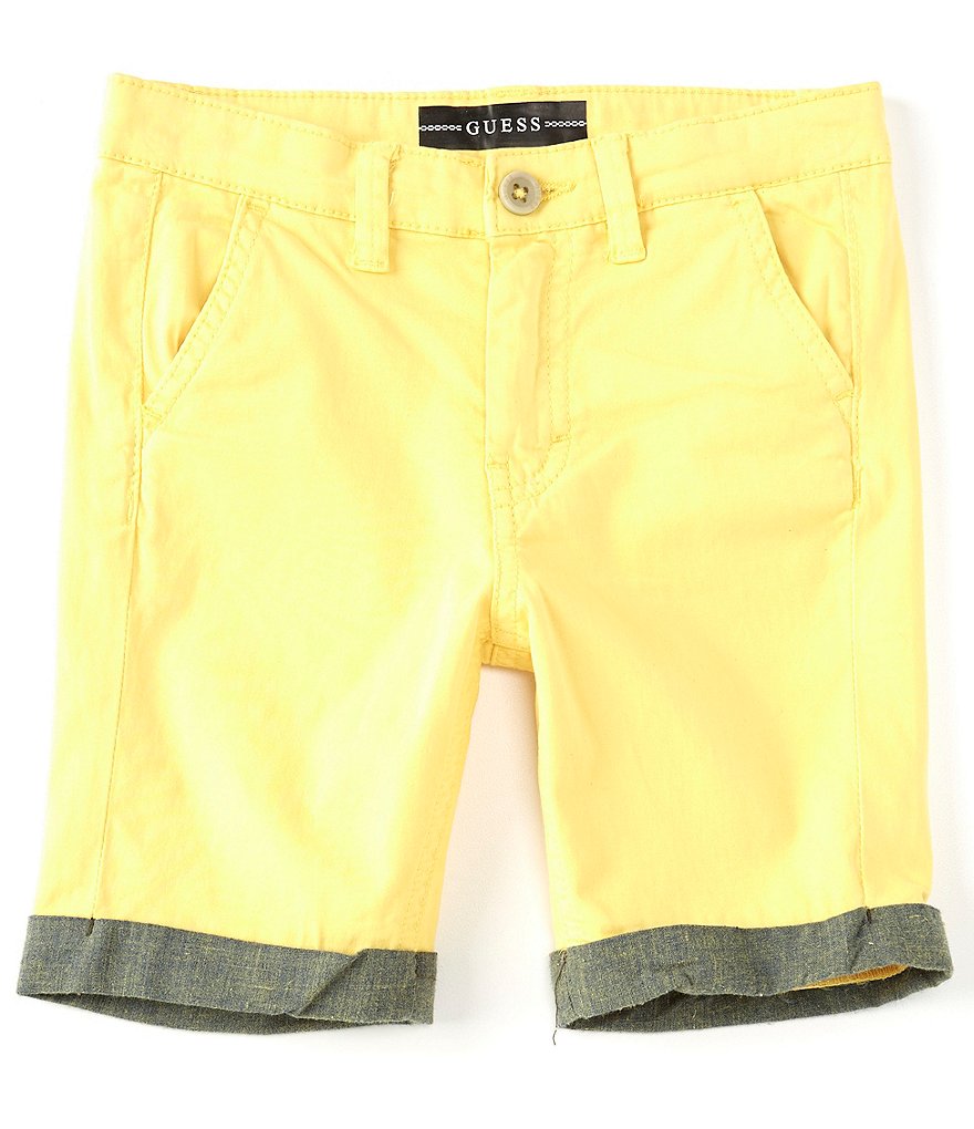 Guess Little Boys 2T-7 Roll-Cuff Stretch Chino Shorts