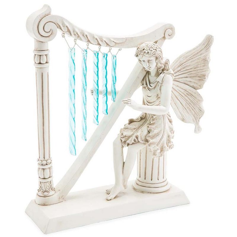 Wind & Weather Angel with Harp Wind Chime