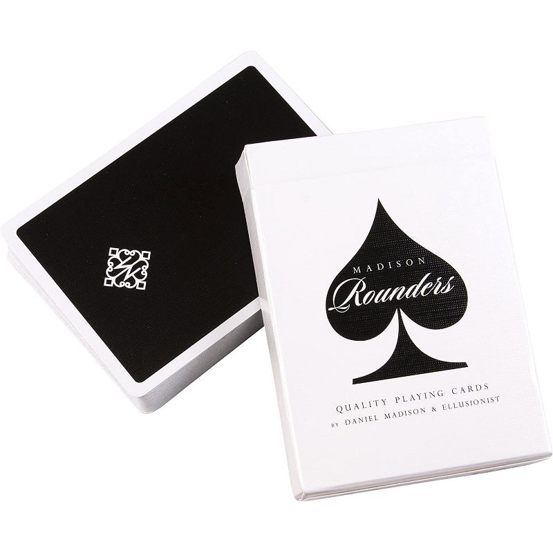 Ellusionist Madison Rounders Playing Cards Deck, Black