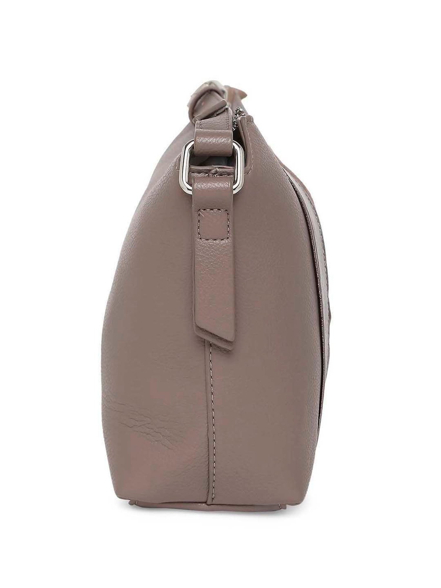 Marina Galanti Brown Solid Medium Sling Handbag